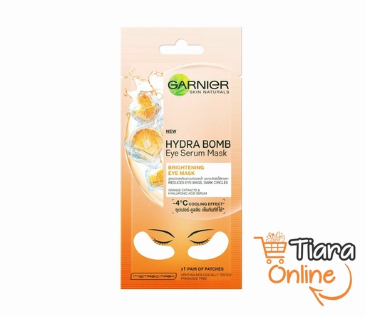 [0204566] GARNIER HYDRA BOMB EYE MASK ORANGE : 6 GR