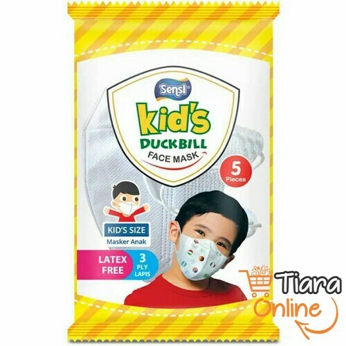 [0303156] SENSI - KIDS DUCKBILL FACEMASK : 5 PCS 