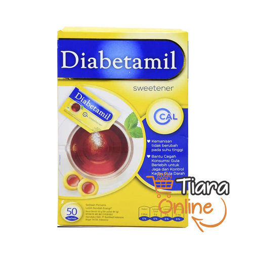 [1073402] DIABETAMIL - SWEETENER BOX : 50X1 GR 