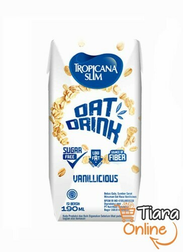 [1302337] TROPICANA SLIM - OAT DRINK VANILLACIOUS : 190 ML 