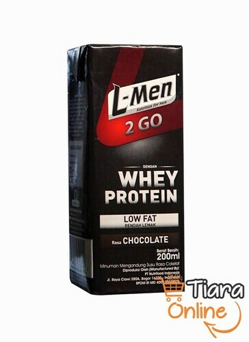 [1302140] L-MEN - 2 GO WHEY PROTEIN CHOCO : 200 ML 