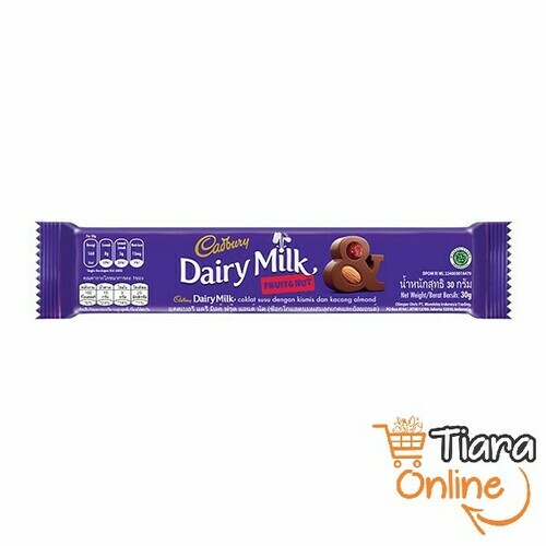 [1464264] CADBURY DAIRY MILK FRUIT & NUT : 30 GR