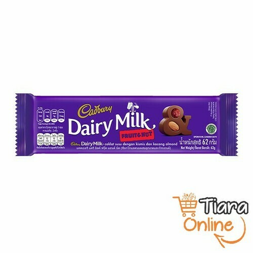 [1464263] CADBURY DAIRY MILK FRUIT & NUT : 62 GR