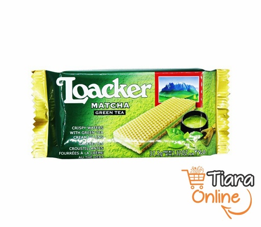 [1426455] LOACKER - MATCHA GREEN TEA : 37.5 GR 