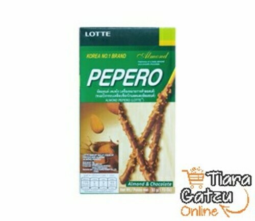 [1425588] LOTTE - PEPERO ALMOND & CHOCOLATE : 36 GR 