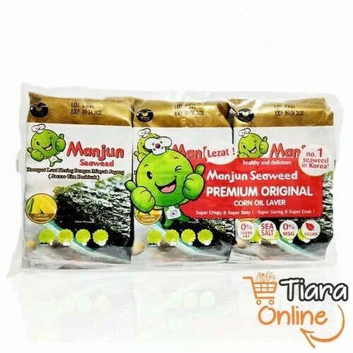 [1415931] MANJUN - SEAWEED CORN OIL LAVER : 3X5 GR 