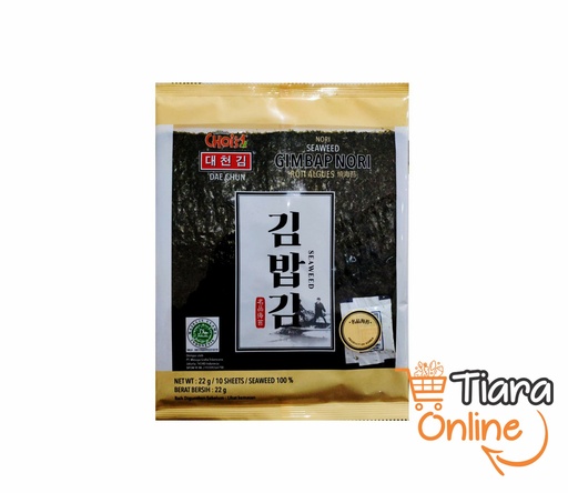 [1193338] DAE CHUN - GIMBAP NORI 10\'S : 22 G 