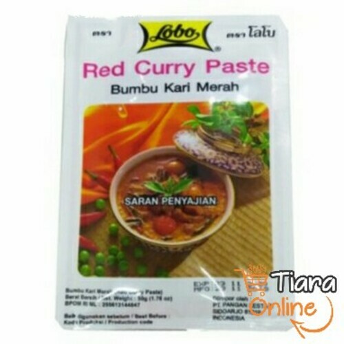 [1163060] LOBO - RED CURRY PASTE : 50 GR 