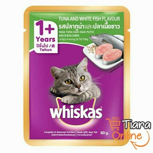 [0543844] WHISKAS TUNA & WHITE FISH : 85 GR