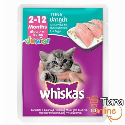 [0543843] WHISKAS - JUNIOR TUNA : 80 GR 