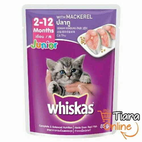 [0543936] WHISKAS - JUNIOR MACKEREL : 85 GR 