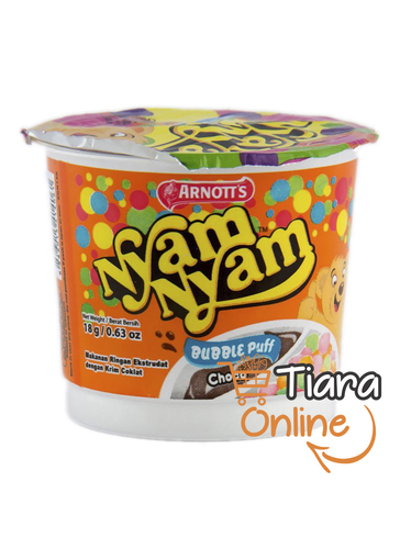 [1462235] NYAM NYAM - BUBBLE PUFF CHOCO : 18 GR 