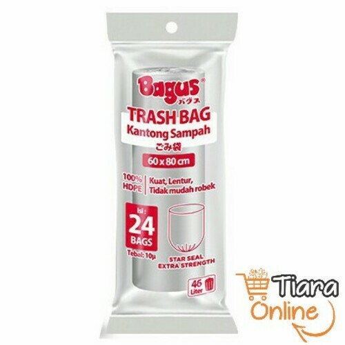 [0036725] BAGUS - TRASH BAG : 60X80CM 24'S