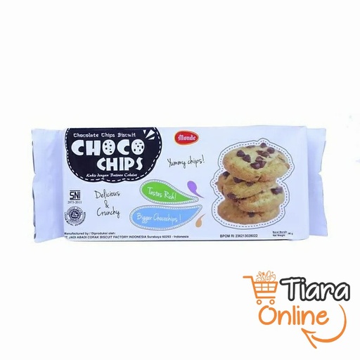 [1426449] MONDE - CHOCO CHIPS : 95 GR 