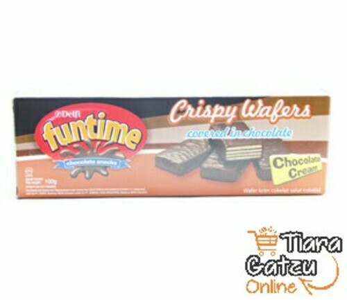 [1424801] DELFI - FUNTIME CRISPY WAFERS CHOCO : 100 GR 