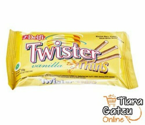 [1424454] DELFI TWISTER THINS VANILA : 20 GR