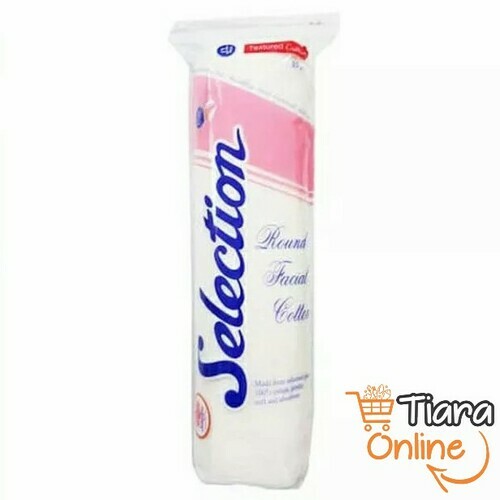 [0303054] SELECTION - ROUND OVAL FACIAL COTTON : 80 PCS 