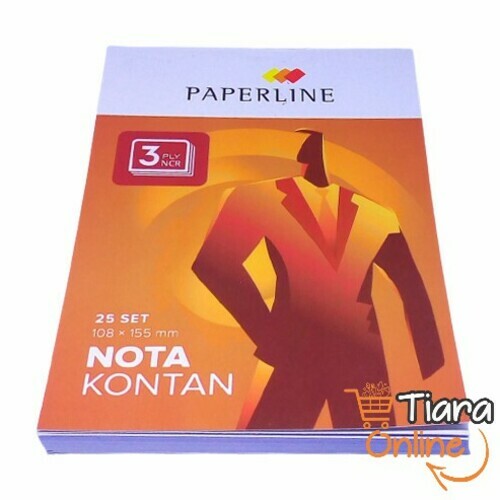 [0803116] NOTA KONTAN PAPERLINE - NCR 3 PLY KECIL : 25 LBR 