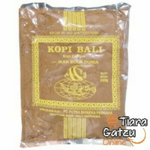 [1122164] IKAN BOLA DUNIA - KOPI PLASTIK : 250 GR 