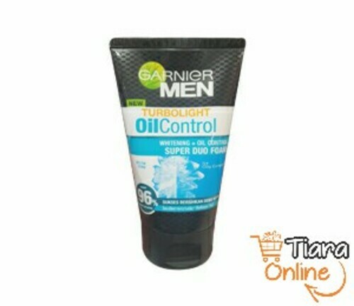 [0203685] GARNIER - MEN DUO FOAM TURBO LIGHT WHITE OIL CONTROL : 100 ML 