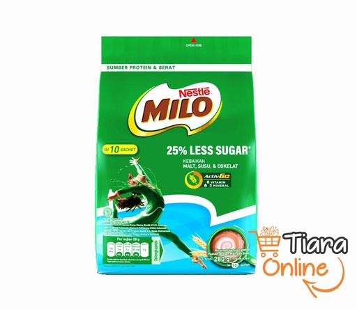 [1214805] MILO LESS SUGAR BAG : 10X28 GR