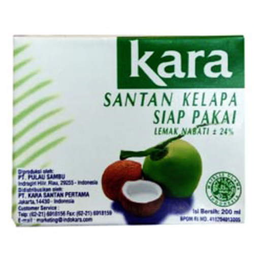 [1133221] KARA - SANTAN KELAPA HIJAU : 200 ML 