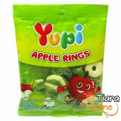 [1443091] YUPI - APPLE RINGS : 45 GR 