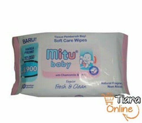 [0364145] MITU BABY WIPES FRESH & CLEAN  BLOOMING CHERRY : 40'S