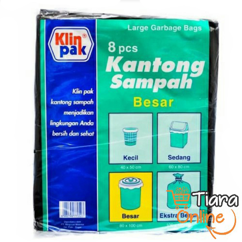 [0033409] KLIN PAK KANTONG SAMPAH : BESAR 8'S