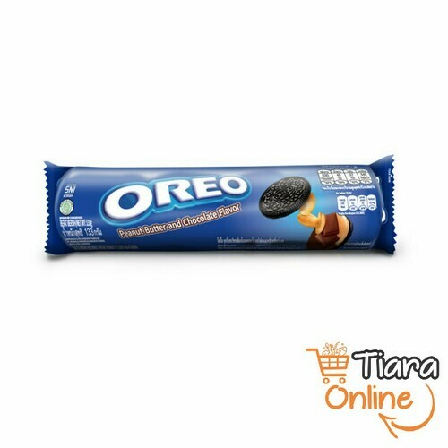 [1424233] OREO - PEANUT BUTTER  & COKLAT : 123.5 GR 