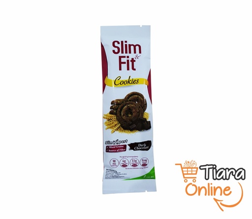 [1073373] SLIM & FIT COOKIES DARK CHOCO : 22 GR