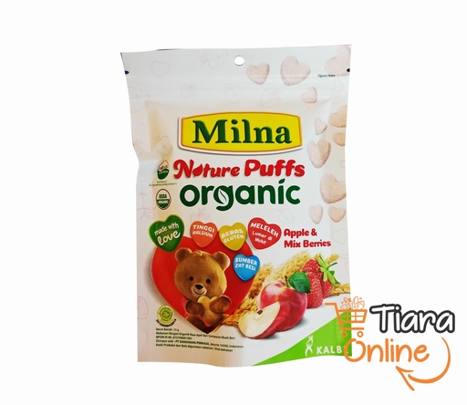 [1223528] MILNA - PUFFS ORGANIC APPLE : 15 GR 