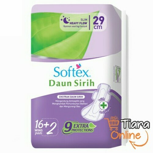 [0233554] SOFTEX DAUN SIRIH NATURAL COOL 29 CM : 16+2