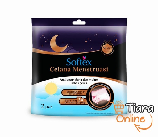 [0233728] SOFTEX - CELANA MENSTRUASI EDS : 2 PCS 