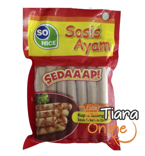 [1874078] SO NICE SOSIS AYAM : 375 GR 