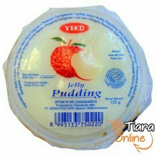 [1443615] YEKO JELLY PUDDING LYCHEE : 125 GR 