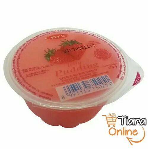 [1443609] YEKO JELLY PUDDING STRAWBERRY : 125 GR