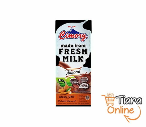 [1302277] CIMORY UHT FRESH MILK COKELAT ALMOND : 250 ML