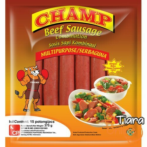 [1873272] CHAMP BEEF SAUSAGE : 375 GR 