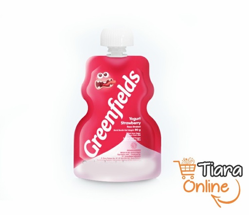 [1814385] GREENFIELDS - YOGURT STRAWBERRY : 80 GR 