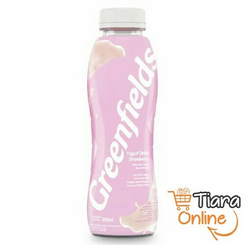 [1814303] GREENFIELDS - YOGURT DRINK STRAWBERRY : 250 ML 