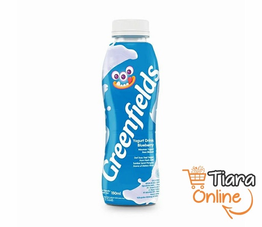 [1814370] GREENFIELDS - YOGURT DRINK BLUEBERRY : 150 ML 