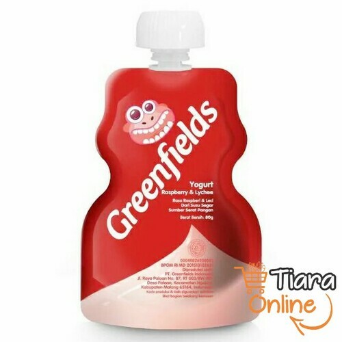 [1814491] GREENFIELDS - YOGURT RASPBERRY & LYCHEE : 80 GR 