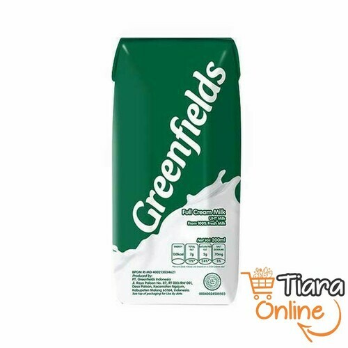 [1302167] GREENFIELDS - UHT FULL CREAM : 200 ML 