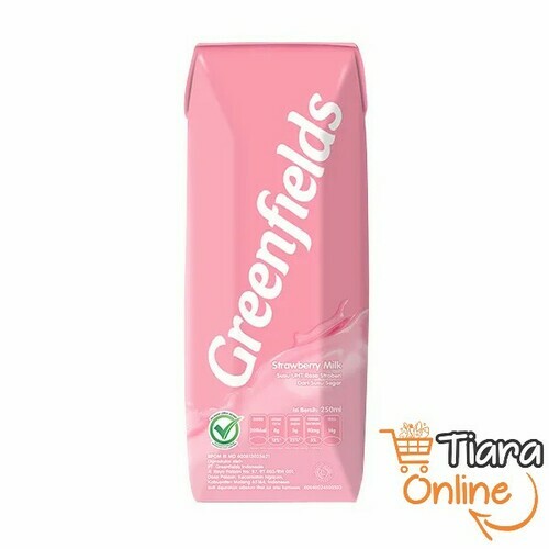 [1302203] GREENFIELDS - UHT STRAWBERRY : 250 ML 