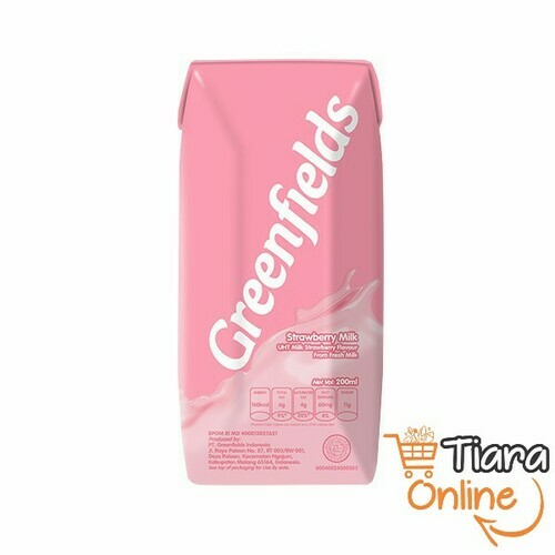 [1302166] GREENFIELDS - UHT STRAWBERRY : 200 ML 