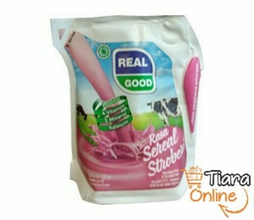 [1302192] REAL GOOD - SEREAL STROBERI : 125 ML 