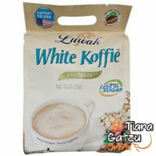 [1124577] LUWAK - WHITE KOFFIE LESS SUGAR PREMIUM : 400 GR 