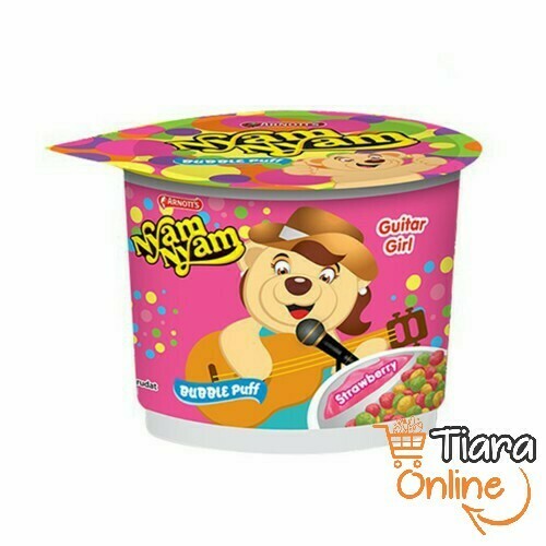 [1464218] NYAM NYAM BUBBLE PUFF STRWBRY : 18 GR