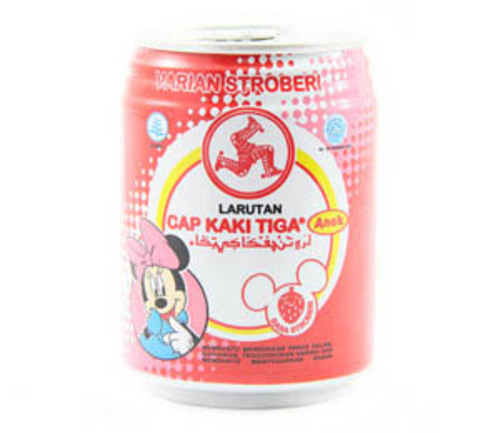 [1315501] LARUTAN KAKI TIGA - ANAK STRAWBERRY : 250 ML 